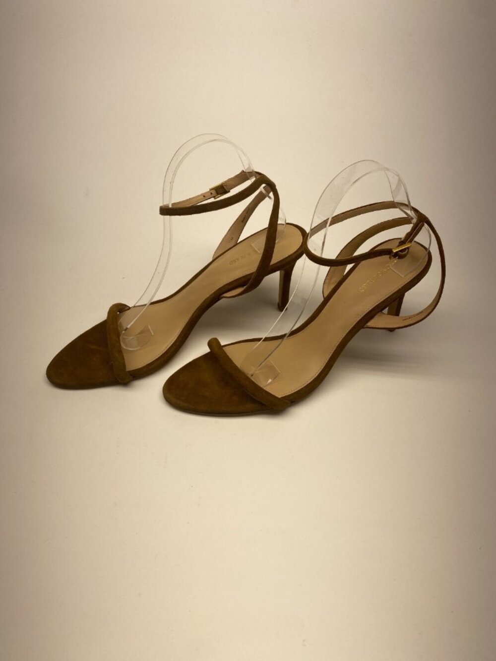 Veronica Beard Womens Sylvie 75 Brown Suede Strap Sandal Sz 11